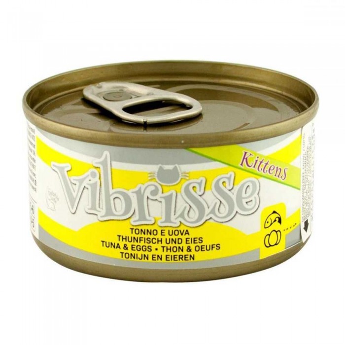 Vibrisse вологий корм для кошенят з тунцем та яйцем 70 г