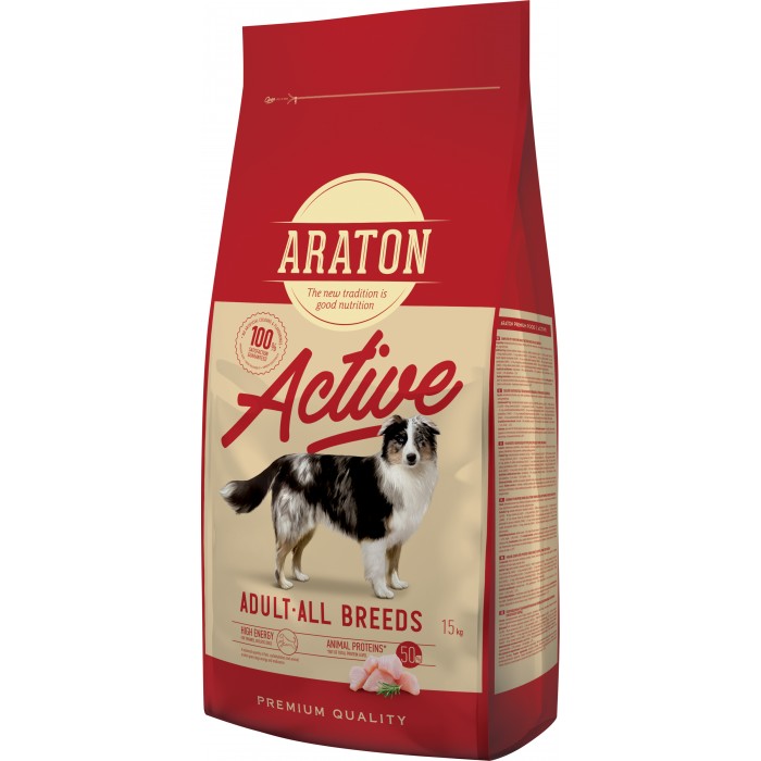 ARATON ACTIVE All Breeds сухий корм для дорослих активних собак усіх порід 15 кг