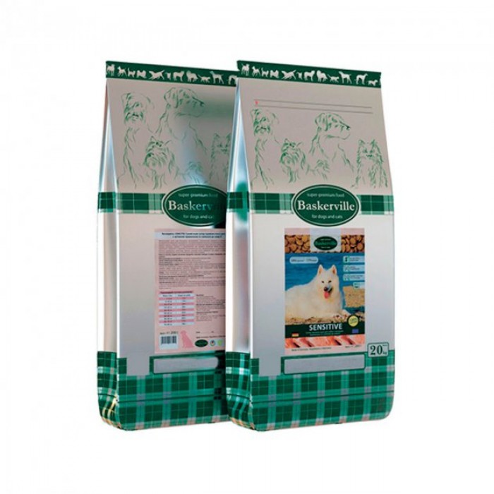 Baskerville Adult Sensitive Dog сухий корм для собак всіх порід з яловичиною та куркою 20 кг