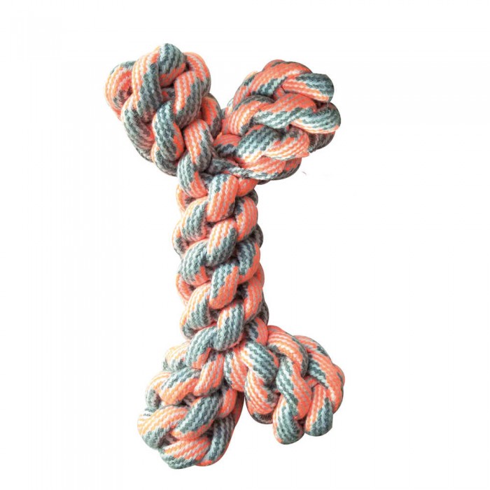 Croci Pastel іграшка для собак "Канатна кісточка" (помаранчева) 20 см