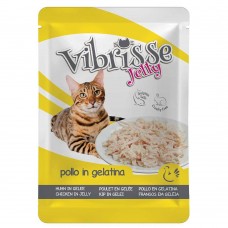Vibrisse Jelly вологий корм для котів з курячим філе в желе 70 г 