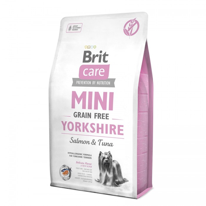 Brit Care GF Mini Yorkshire сухий корм для йоркширських тер'єрів з лососем та тунцем 2 кг