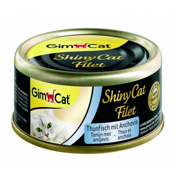 GimCat Shiny Cat Filet тунець та анчоус 70g