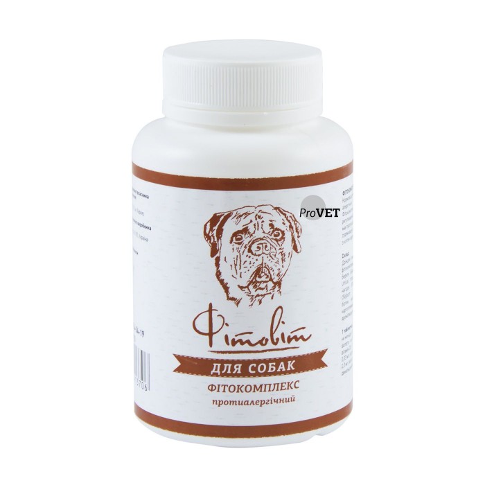 ProVET Фітовіт фітокомплекс протиалергічний для собак 100 табл.