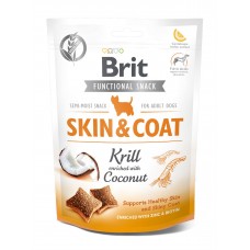 Brit Care Dog Snack Skin & Coat Ласощі з крилем і кокосом для собак, 150 г