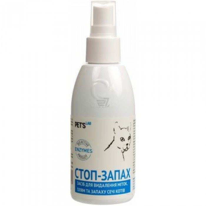 Collar Pet's Lab спрей для усунення плям і запаху сечі котів 300 мл
