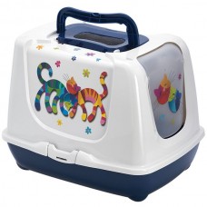 Moderna Trendy Cat Friends Forever закритий туалет для котів (чорничний) 