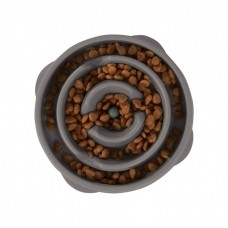 Outward Hound Fun Feeder Drop миска-лабіринт для собак (сіра)  22,5 см