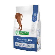 Nature's Protection Maxi Junior Large Breeds сухий корм для цуценят великих порід 4 кг