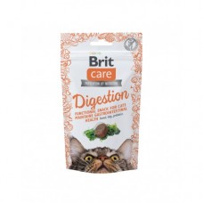Brit Care Cat Snack Digestion функціональні ласощі з тунцем для травлення котів 50 г