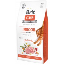 Brit Care Cat GF Indoor Anti-stress, 7кг (антистрес)