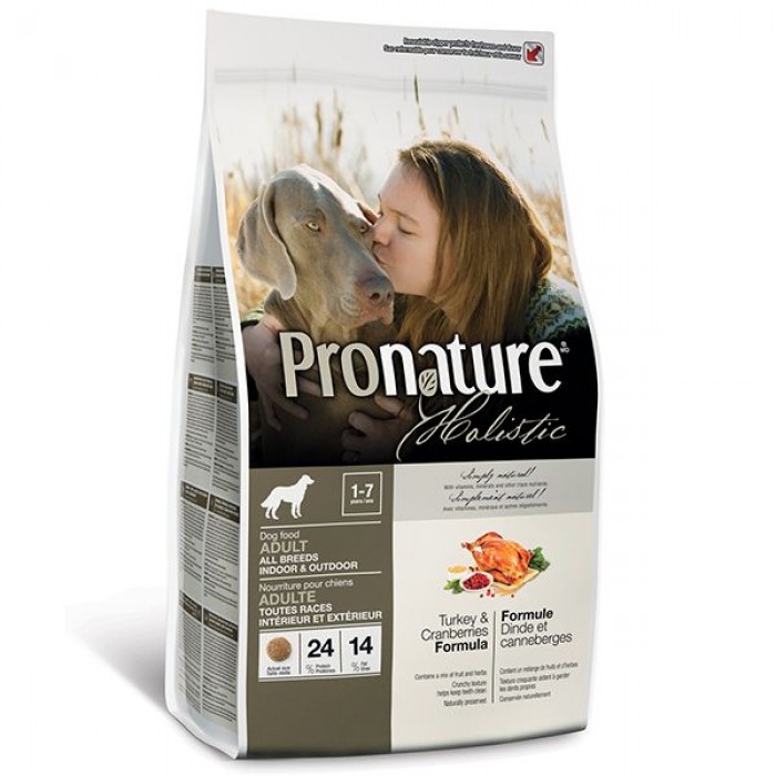 Pronature Holistic Dog Turkey & Cranberries сухий корм для собак з індичкою і журавлиною 2,72 кг