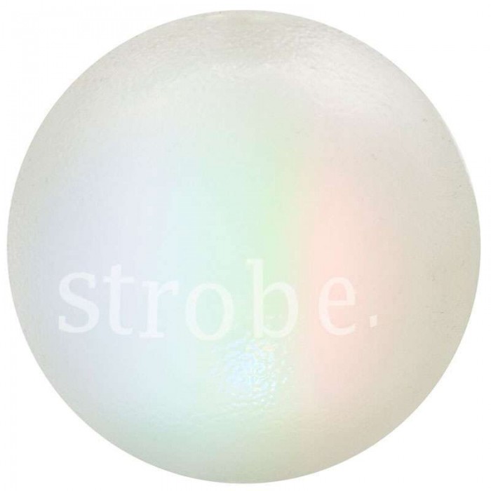Planet Dog Strobe Ball іграшка для собак м'яч що світиться (білий) 7 см