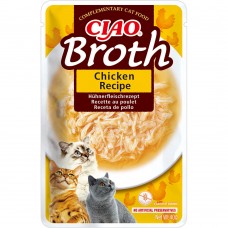 INABA CIAO Broth вологий корм для котів курка в бульйоні 40 г