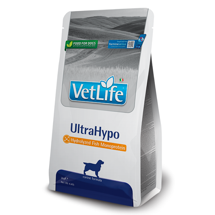 Farmina Vet Life UltraHypo сухий корм при харчовій непереносимості інгредієнтів і поживних речовин у собак 2 кг
