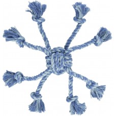 Trixie іграшка для собак м'яч-канат з мотузками 7см/44см