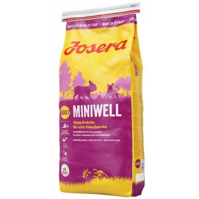 Josera Miniwell сухий корм для собак міні порід 15 кг