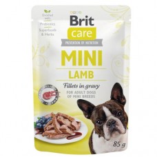 Brit Care Mini вологий корм для собак малих порід з ягням в соусі 85 г