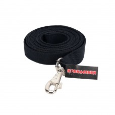 Пухнастики брезентовий повідець для собак L (чорний) 3 м