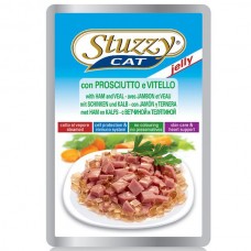 Stuzzy Cat Ham Veal вологий корм для котів із шинкою та телятиною в желе 100 г
