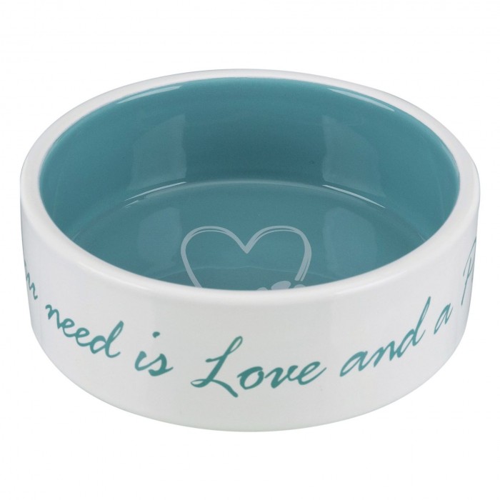 Trixie Pet's Home керамічна миска для собак (кремова/блакитна) 0,8 л/16 см