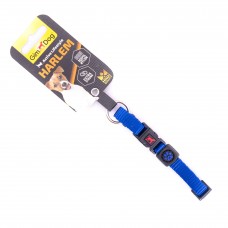 GimDog Harlem нашийник з нейлону для собак середніх та великих порід (блакитний) M-L