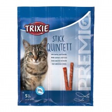 Trixie PREMIO Quadro-Sticks ласощі для котів палички з лососем та фореллю 25гр
