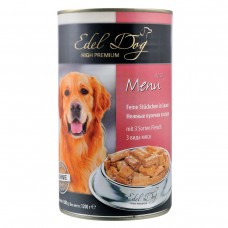Edel Dog Шматочки з трьома видами м’яса для собак​ 1,2kg