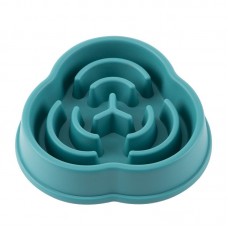 WahoPet slow feeder пластикова миска-лабіринт для повільного годування (зелена) 250 мл