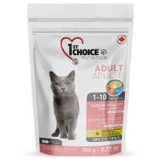 1st Choice Adult Indoor Vitality Chicken сухий корм для котів з куркою 0,35 кг