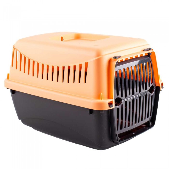 Bergamo Gipsy XS Small Melone переноска з пластиковими дверцятами для котів та собак до 4 кг (персикова)
