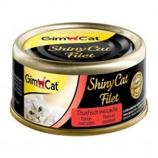 GimCat Shiny Cat Filet тунець та лосось 70g