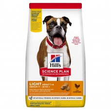 Hill’s SP Adult Light Medium Breed сухий корм для собак середніх порід схильних до зайвої ваги з куркою 14 кг