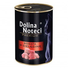 Dolina Noteci Premium вологий корм з телятиною для котів 400 г