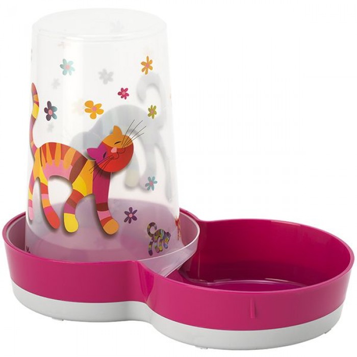 MODERNA TASTY LARGE FRIENDS FOREVER Автогодівниця/Автопоїлка (рожева) 1,5 л