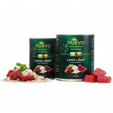 NUEVO DOG SENIOR Lamb & Beef вологий корм для собак похилого віку 800 г