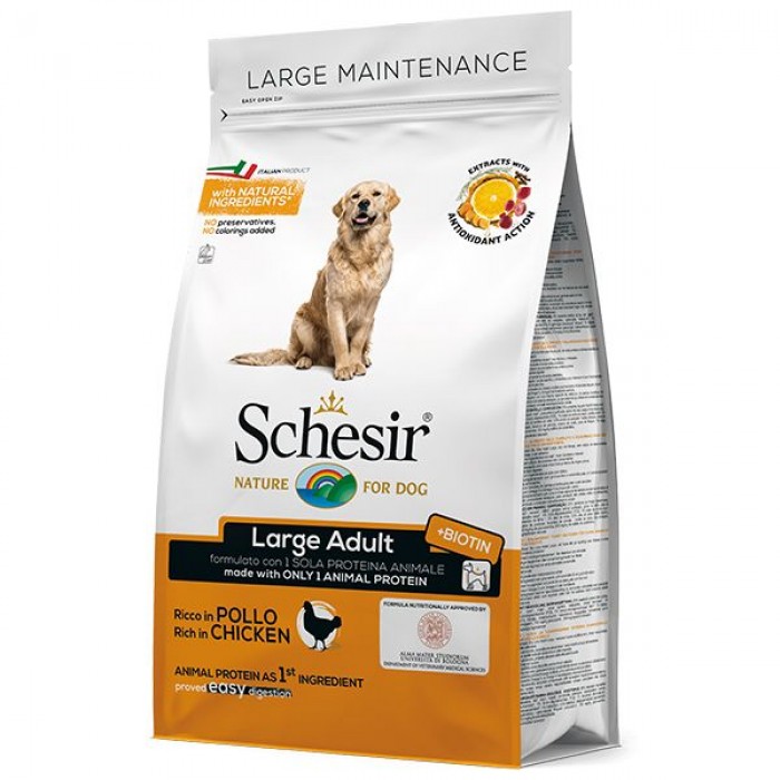 SCHESIR DOG LARGE ADULT CHICKEN сухий корм для собак великих порід з куркою 3 кг