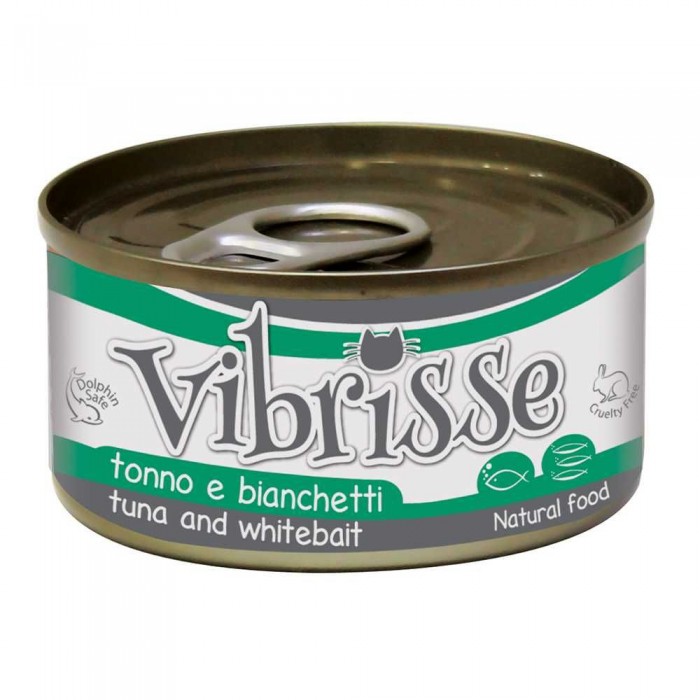 Vibrisse вологий корм для котів з тунцем і корюшкою 70 г