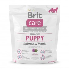 Brit Care GF Puppy Salmon and Potato сухий корм для цуценят всіх порід з лососем та картоплею 1кг