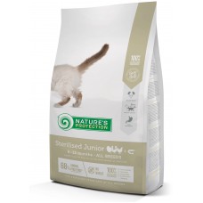 Nature's Protection Sterilised Junior Poultry with krill для кошенят після стерилізації 2 кг