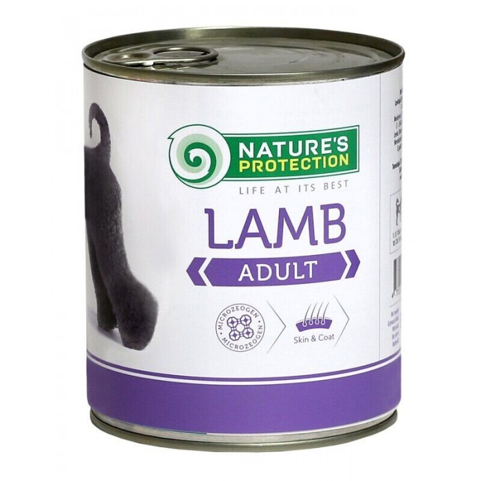 Nature's Protection Adult Lamb вологий корм для собак усіх порід з ягням 400 г*6шт.