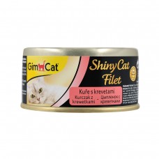GimCat Shiny Cat Filet курка та креветки 70g