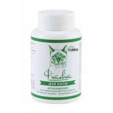 ProVET Фітовіт фітокомплекс для підтримки нервової, імунної та сечовивідної систем котів 100 табл.