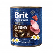 Brit Premium by Nature з індичкою та печінкою для цуценят 800 г