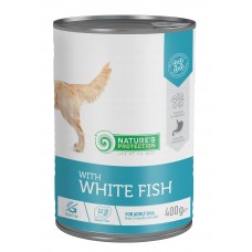 Nature's Protection with White Fish вологий корм для собак з білою рибою 400 г* 6шт.
