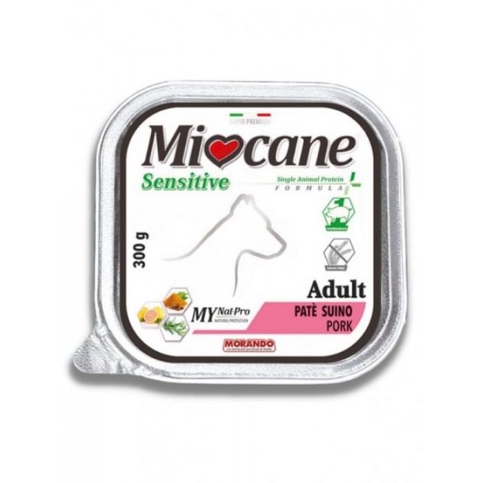 Morando Miocane Sensitive Monoprotein вологий корм для собак з прошутто 300 г