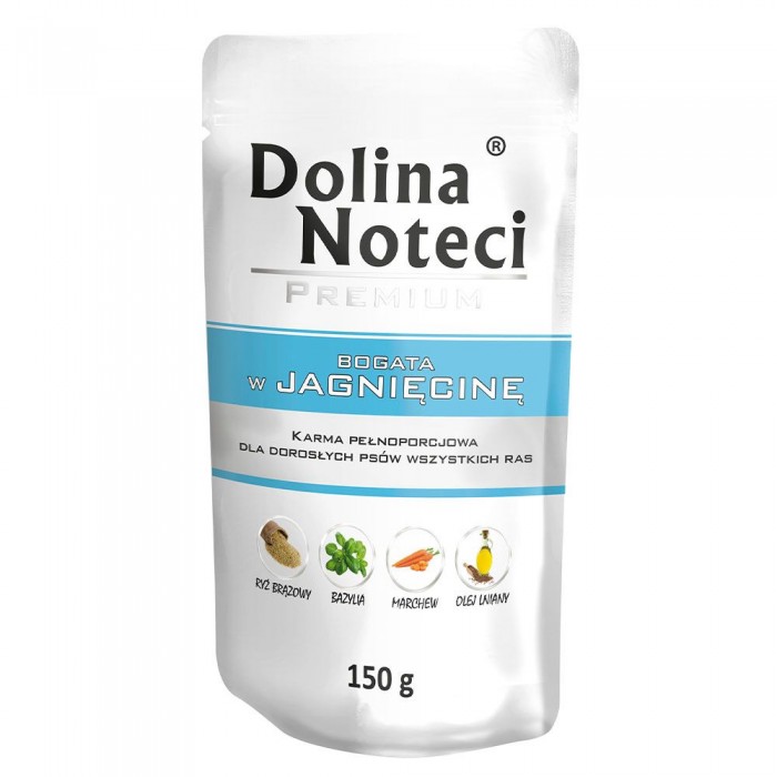 Dolina Noteci Premium вологий корм для собак з ягням 150 г