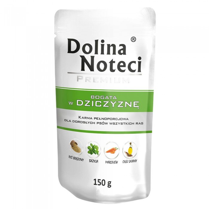 Dolina Noteci Premium вологий корм для собак з дичиною 150 г
