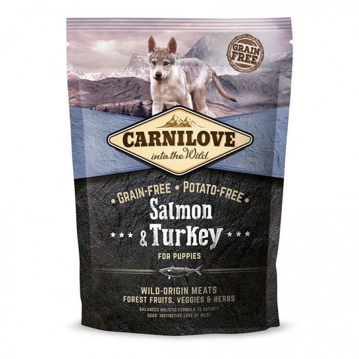 Carnilove Puppy Salmon and Turkey з лососем та індичкою для цуценят 1,5 kg