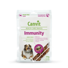 Canvit Immunity напіввологі ласощі з ягням для зміцнення імунітету собак 200 г